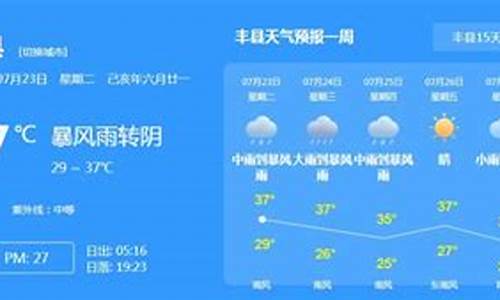 丰县天气预报15天气报_丰县天气预报15天