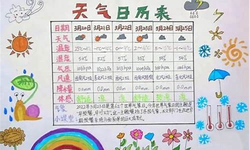 幼儿园一周天气记录表怎么写比较好_幼儿园天气记录表格