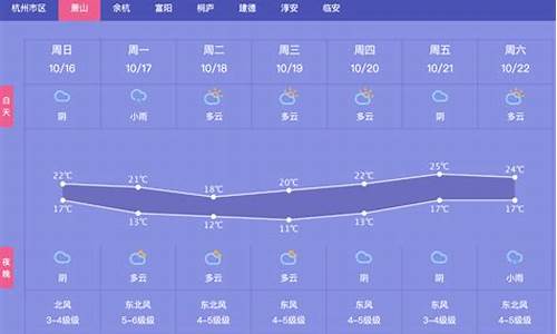 萧山天气查询_萧山天气查询15天